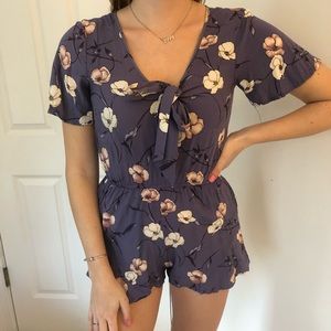 Purple romper